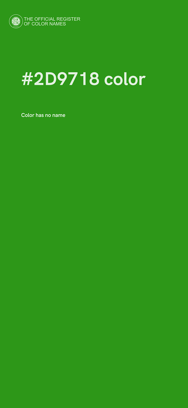 #2D9718 color image