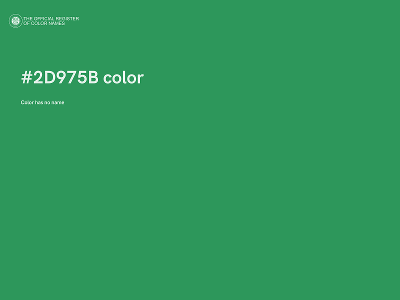 #2D975B color image