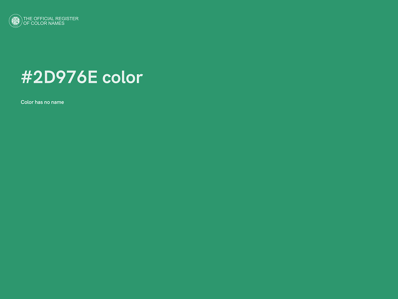 #2D976E color image