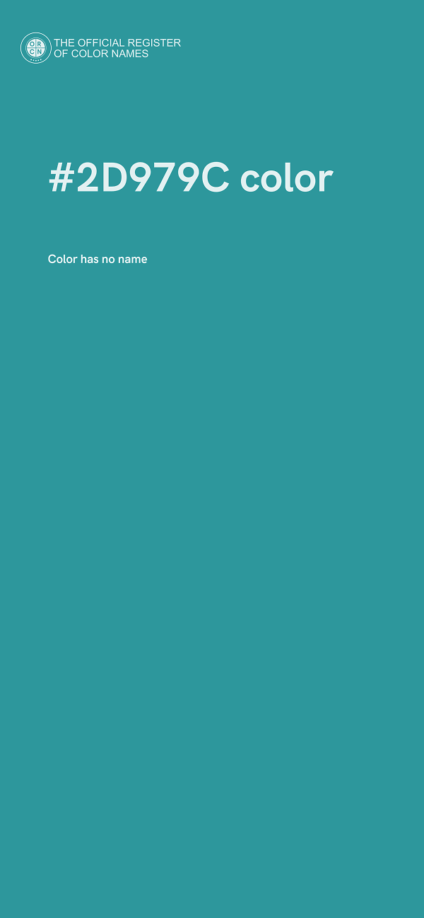 #2D979C color image