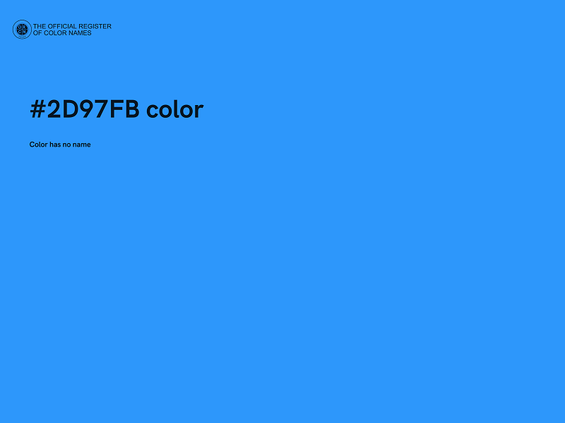 #2D97FB color image