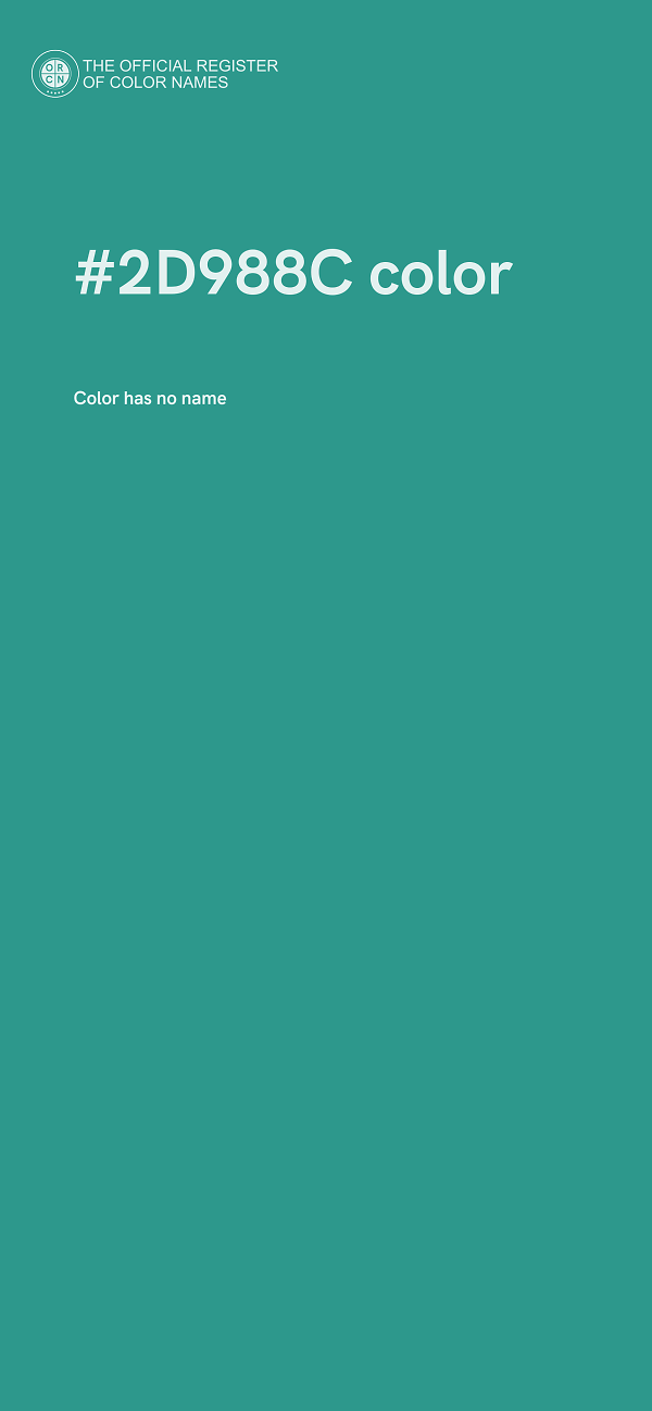 #2D988C color image