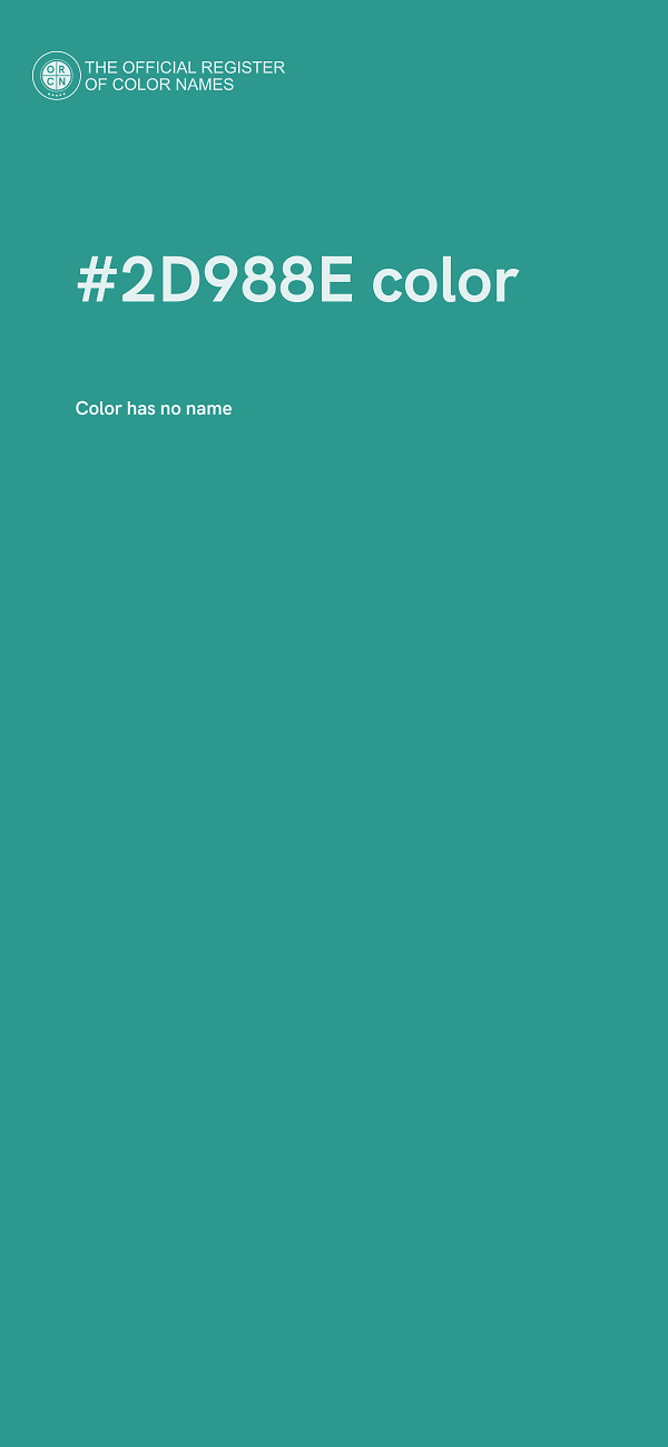 #2D988E color image