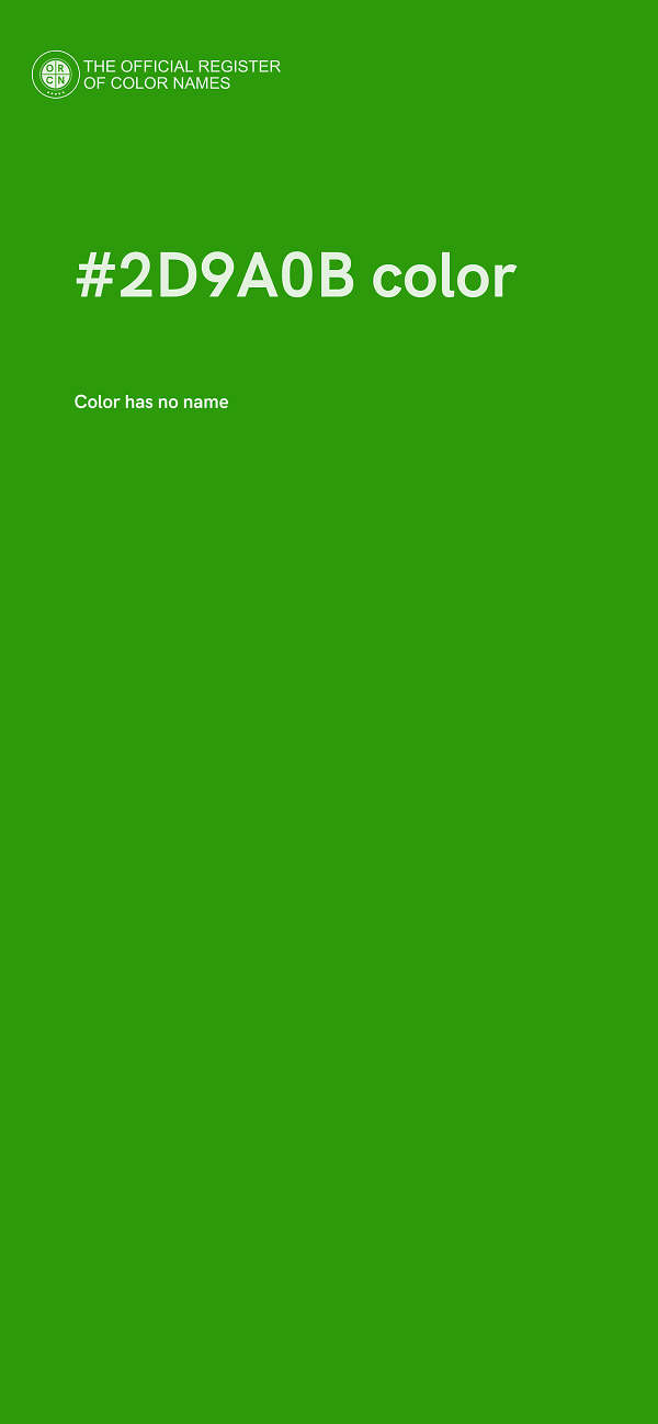 #2D9A0B color image