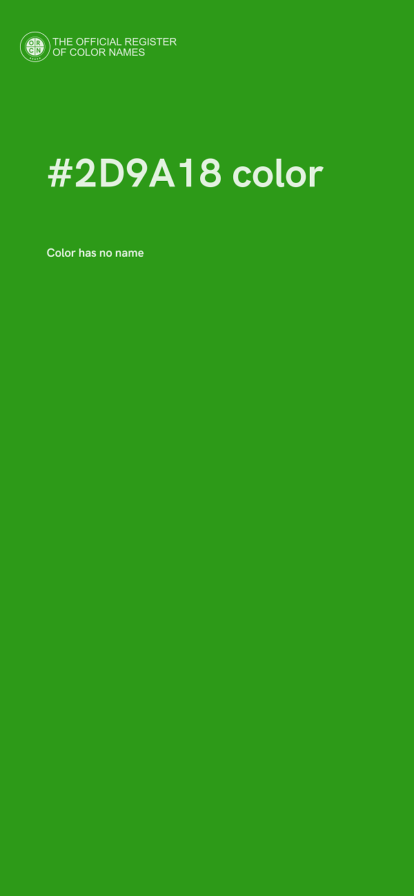 #2D9A18 color image