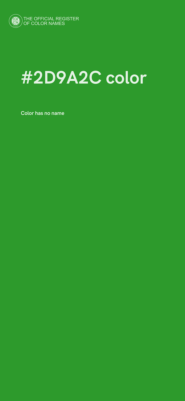 #2D9A2C color image