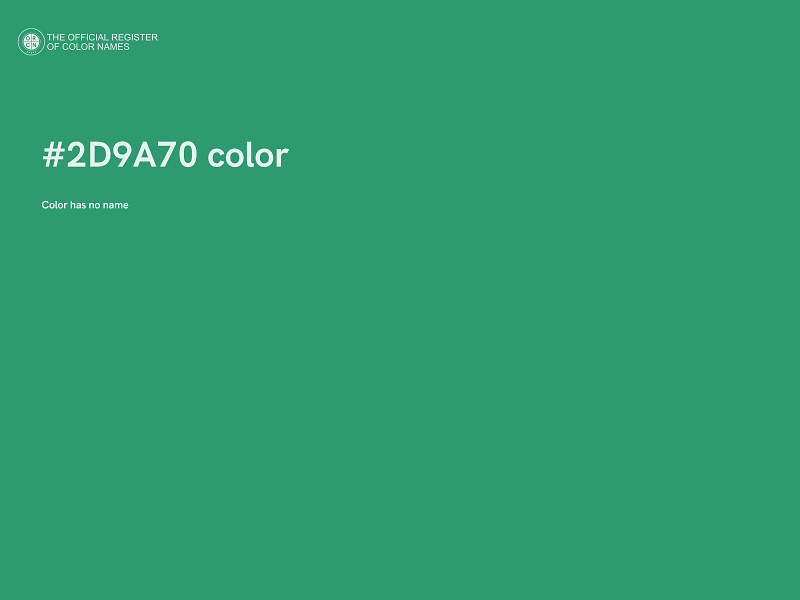 #2D9A70 color image