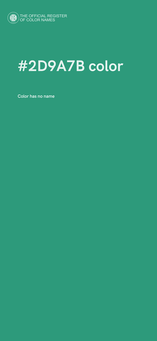 #2D9A7B color image