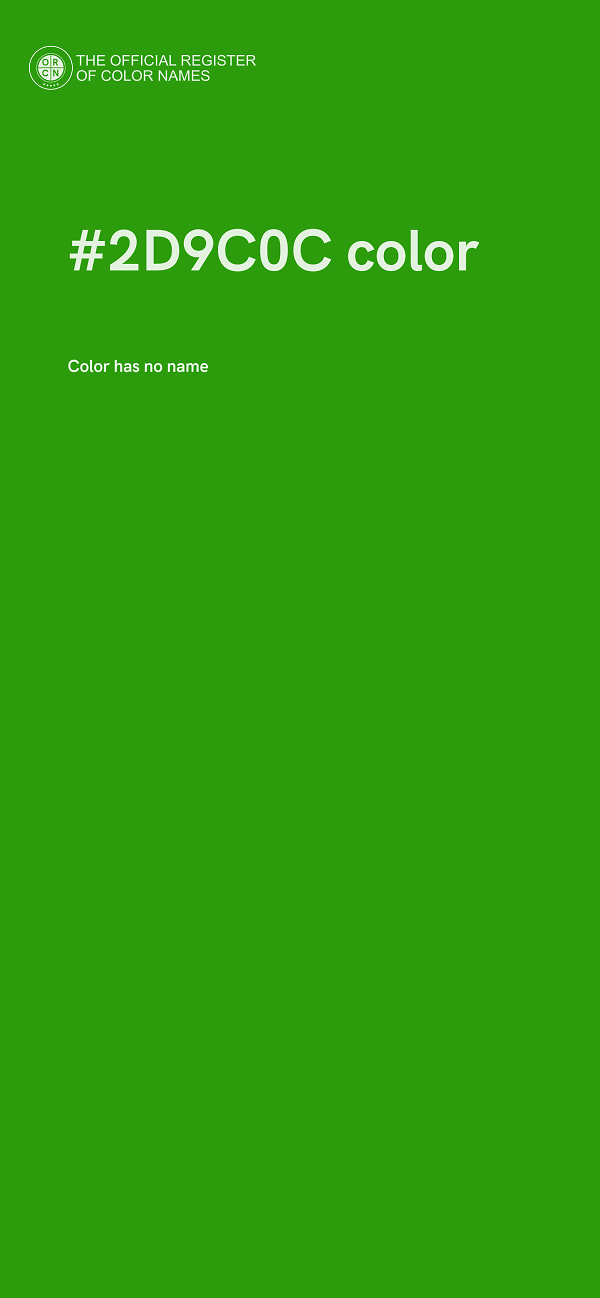 #2D9C0C color image