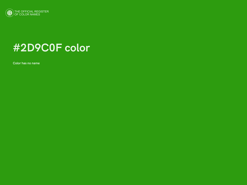 #2D9C0F color image