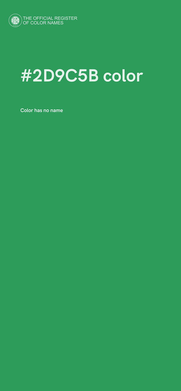 #2D9C5B color image