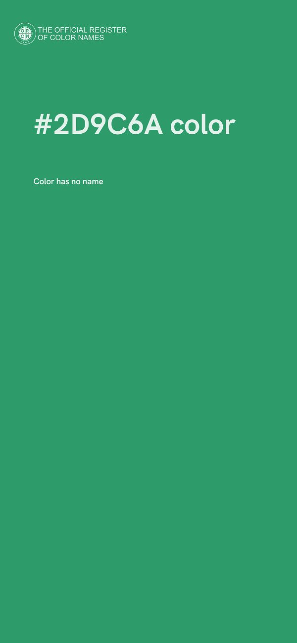 #2D9C6A color image