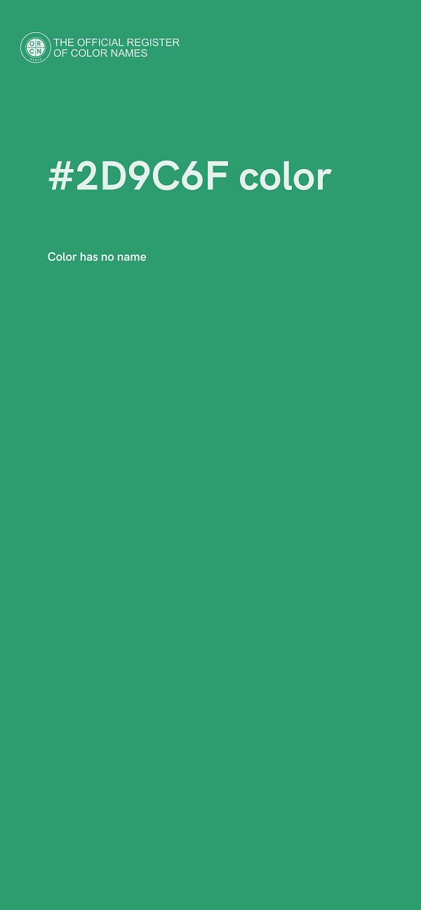 #2D9C6F color image