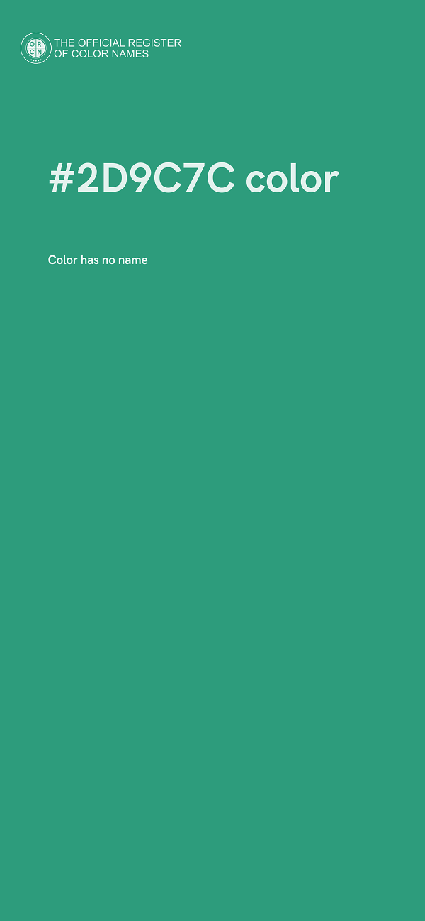 #2D9C7C color image