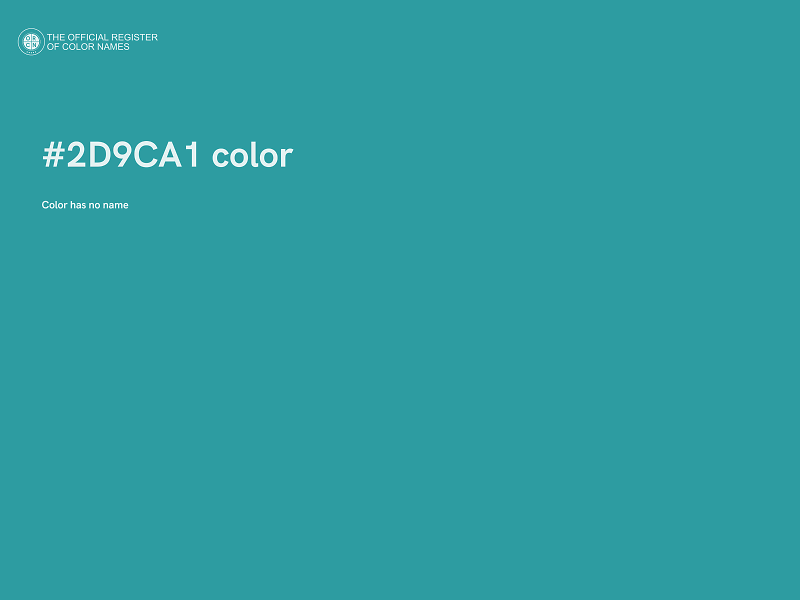 #2D9CA1 color image