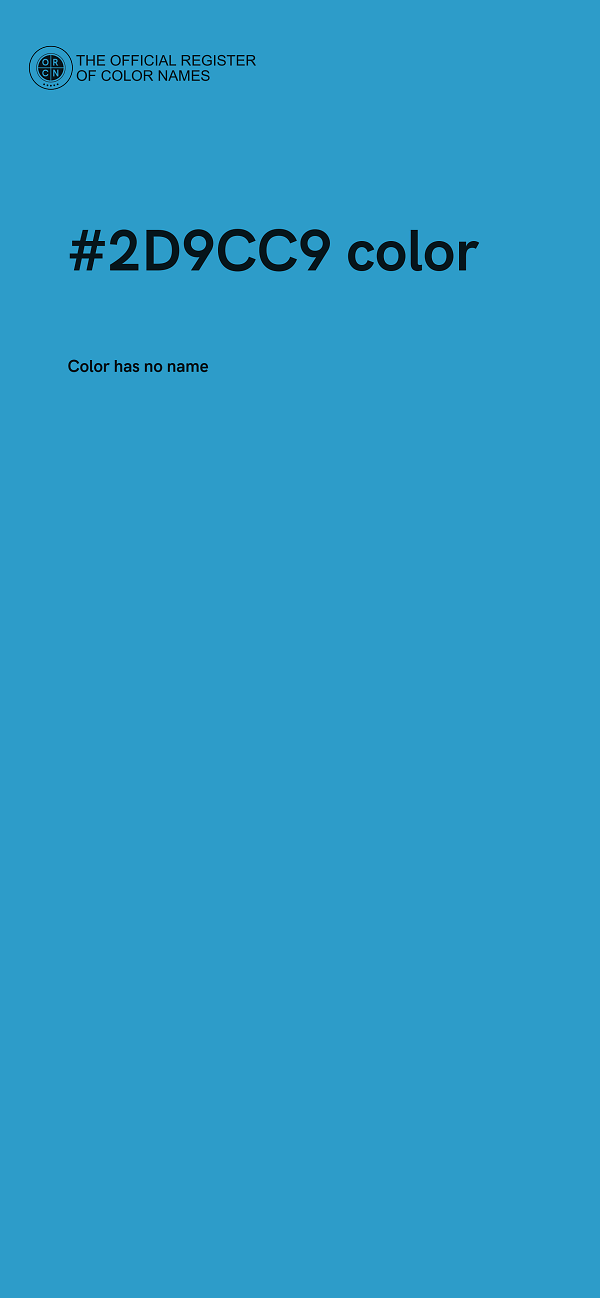 #2D9CC9 color image