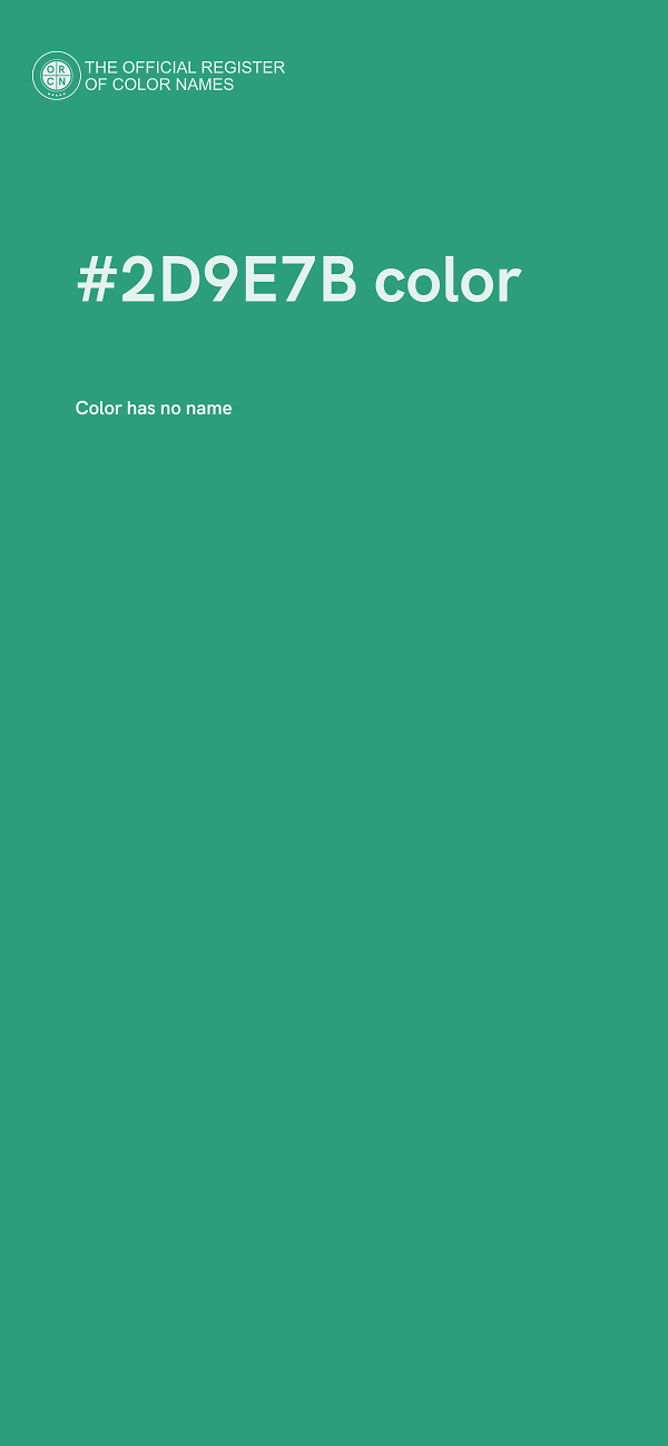 #2D9E7B color image