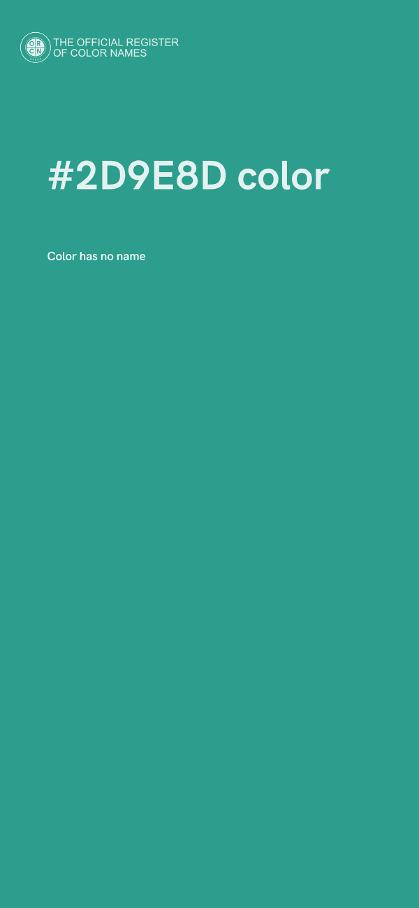 #2D9E8D color image