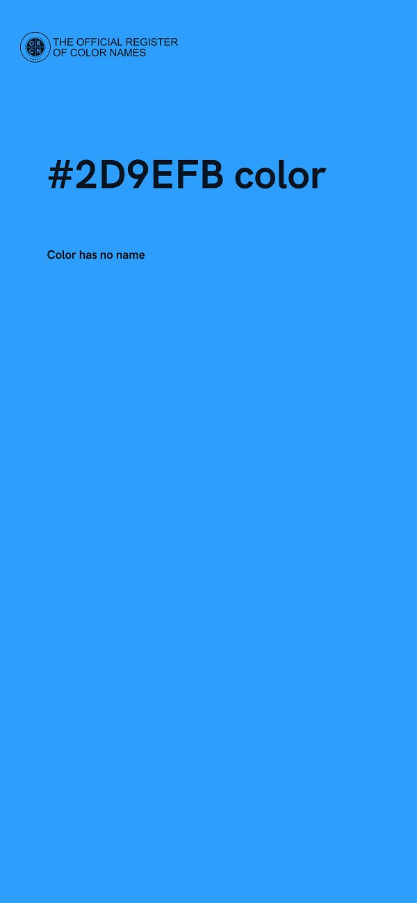 #2D9EFB color image