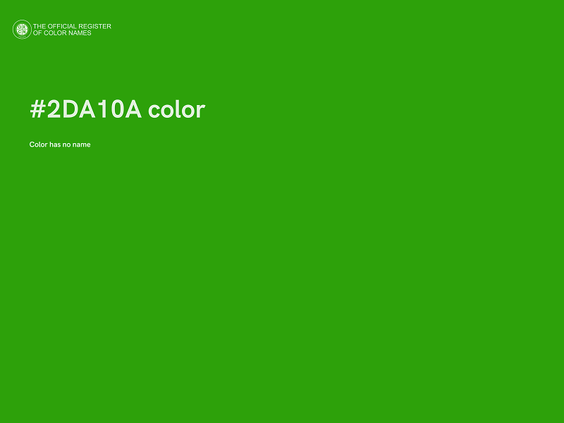 #2DA10A color image