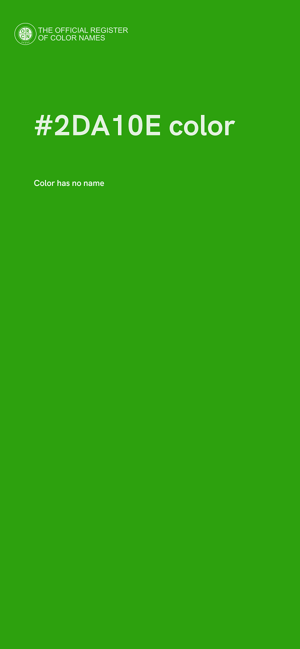#2DA10E color image