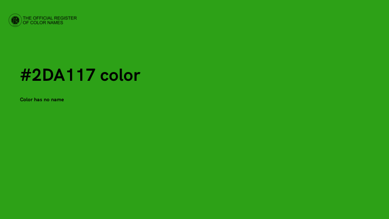 #2DA117 color image