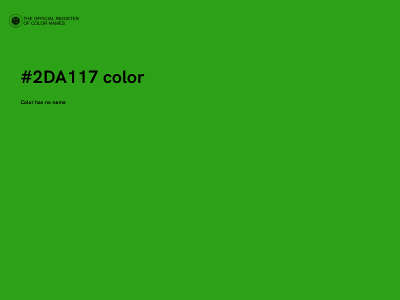 #2DA117 color image