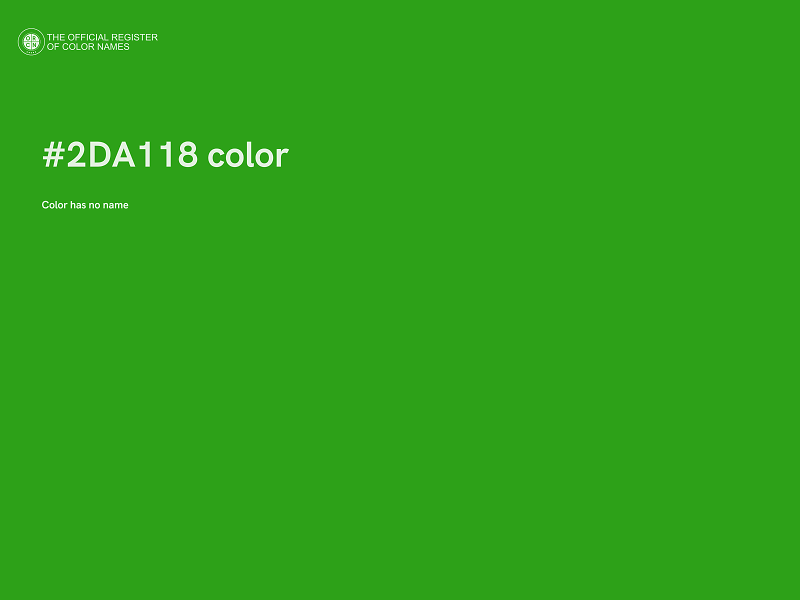 #2DA118 color image