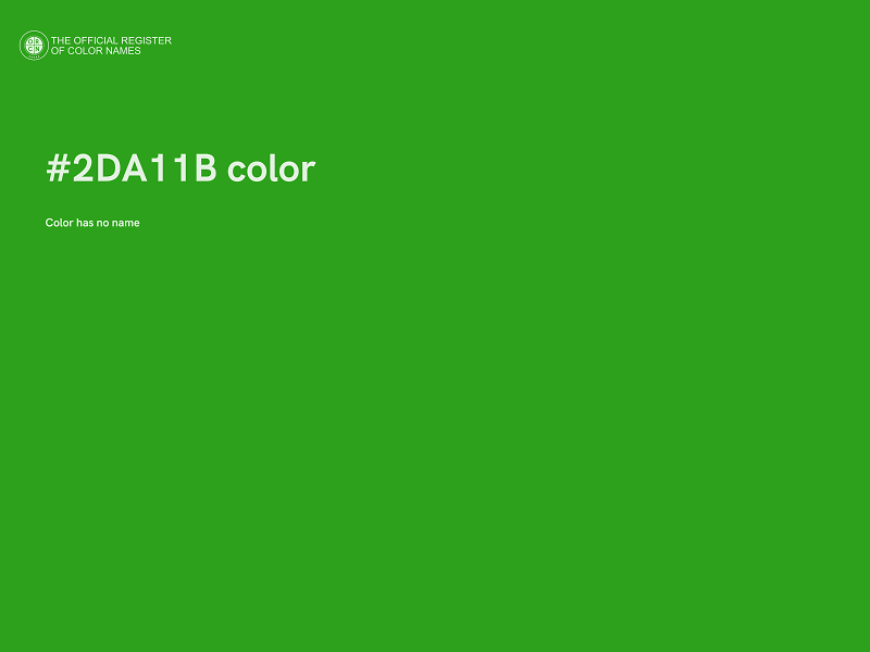 #2DA11B color image