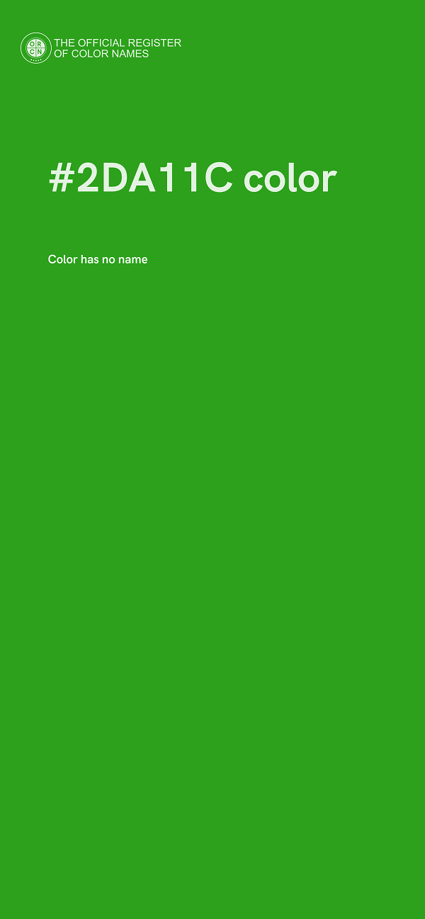 #2DA11C color image