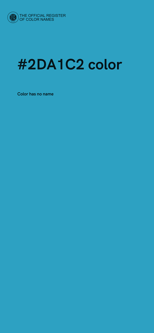 #2DA1C2 color image