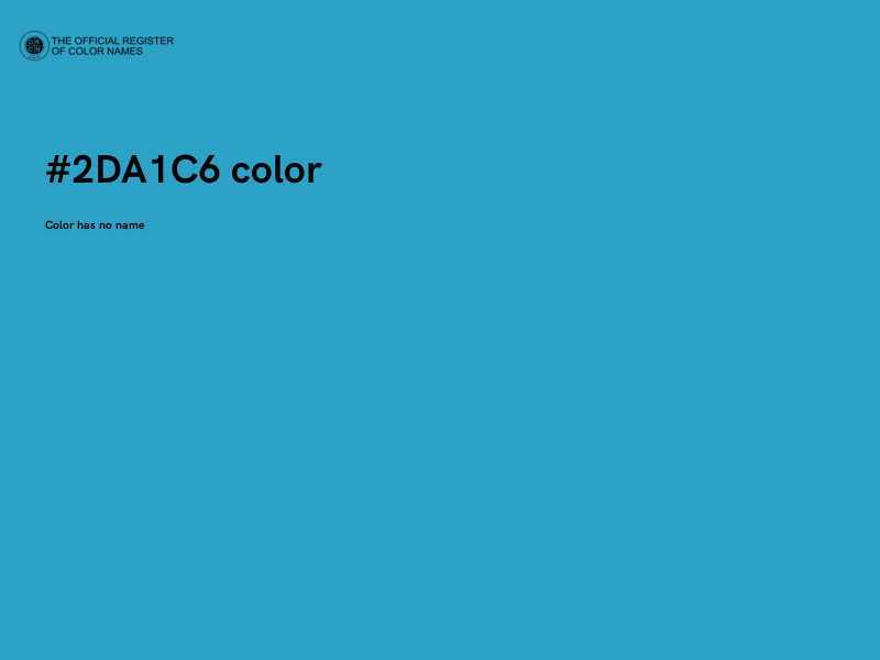 #2DA1C6 color image