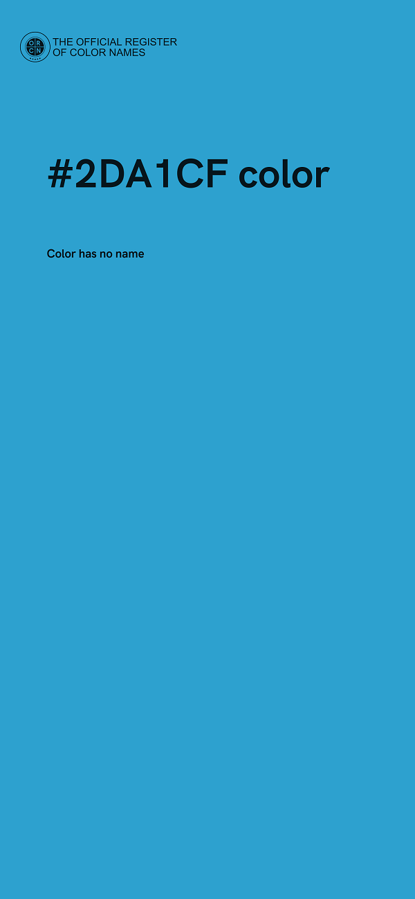 #2DA1CF color image