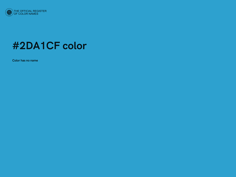 #2DA1CF color image