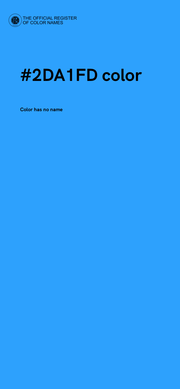 #2DA1FD color image