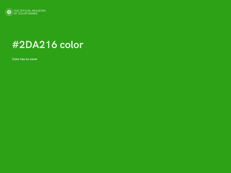 #2DA216 color image