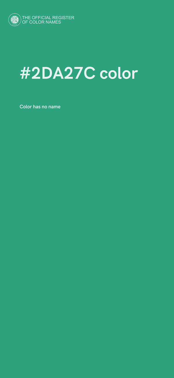 #2DA27C color image