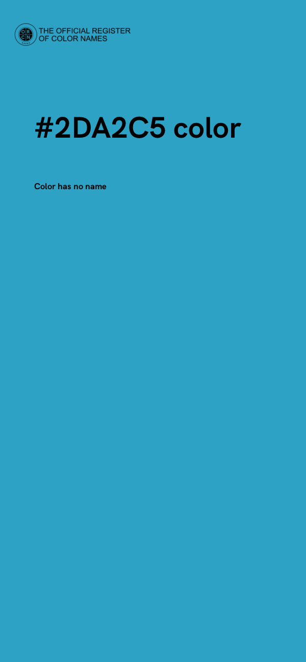 #2DA2C5 color image
