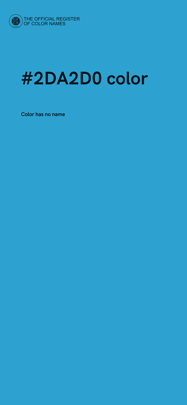 #2DA2D0 color image