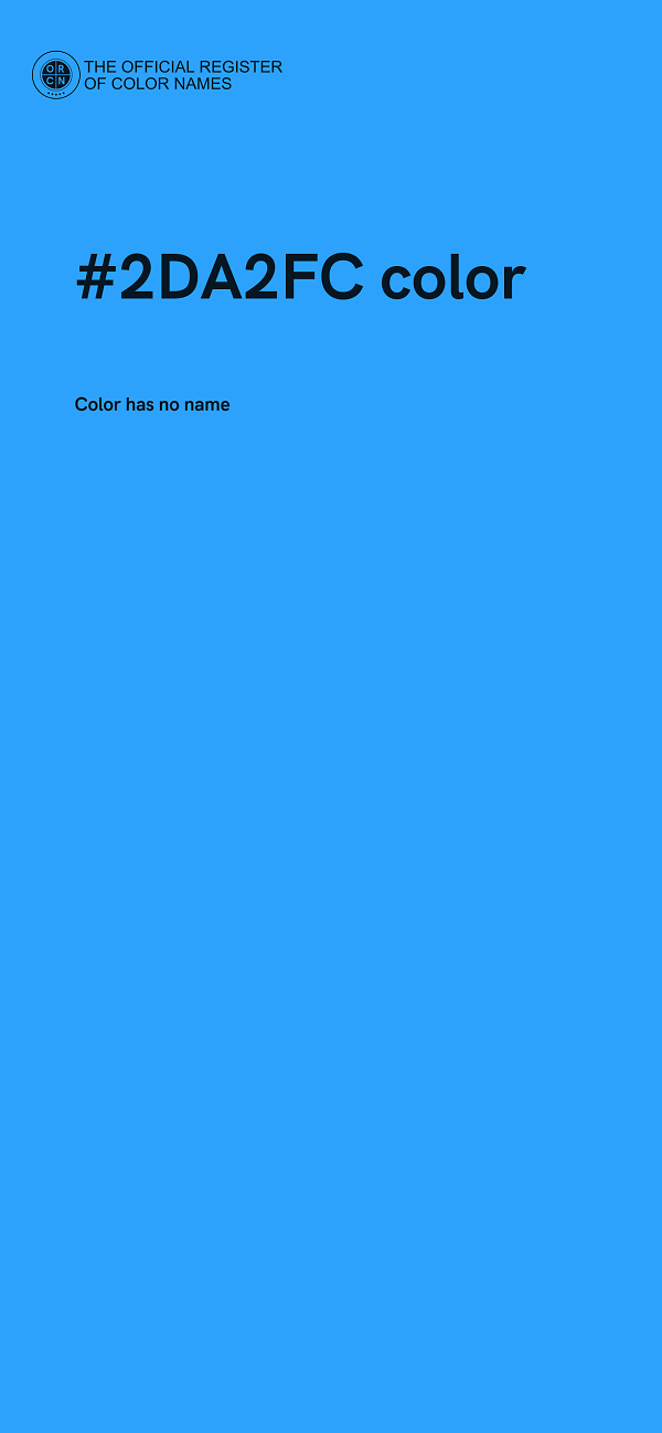 #2DA2FC color image