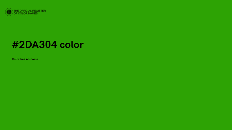 #2DA304 color image