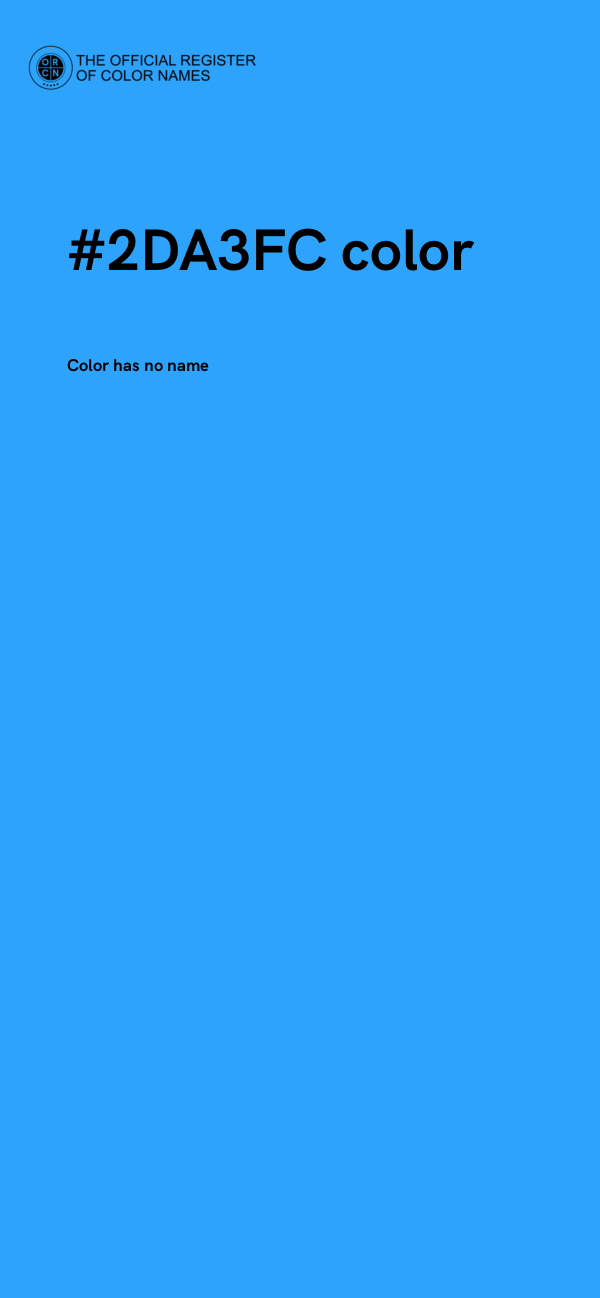#2DA3FC color image