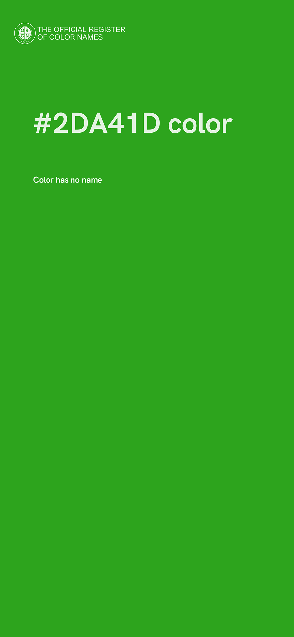 #2DA41D color image