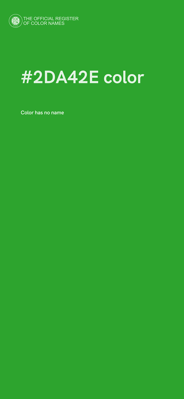 #2DA42E color image