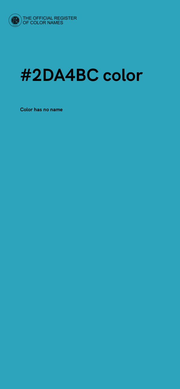 #2DA4BC color image