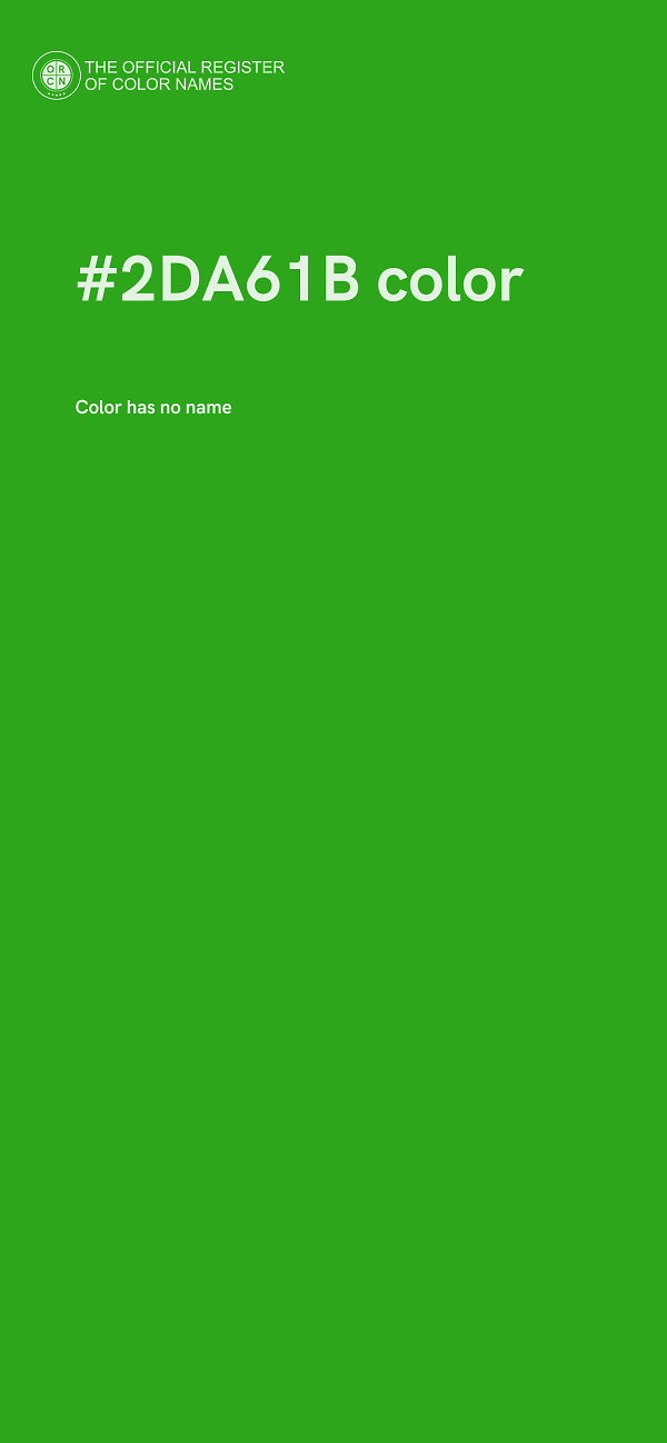 #2DA61B color image