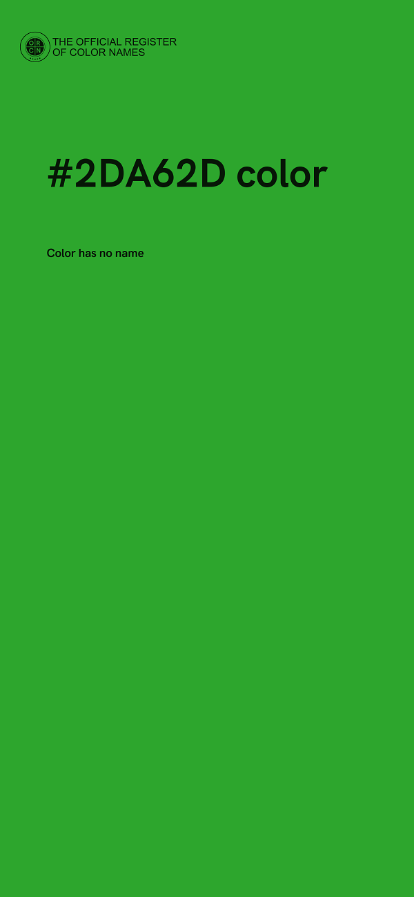 #2DA62D color image
