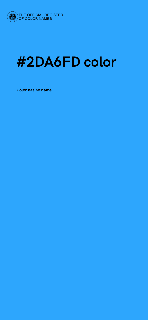 #2DA6FD color image