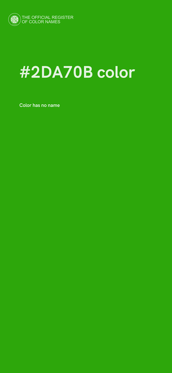 #2DA70B color image