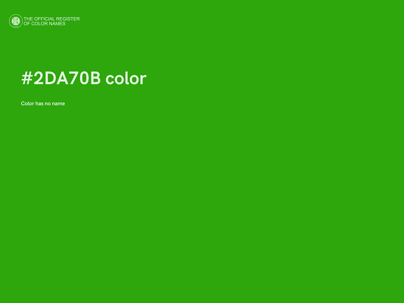 #2DA70B color image